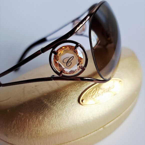 Women's Chopard Limited Edition Brown Sunglasses - Picture 8 of 15